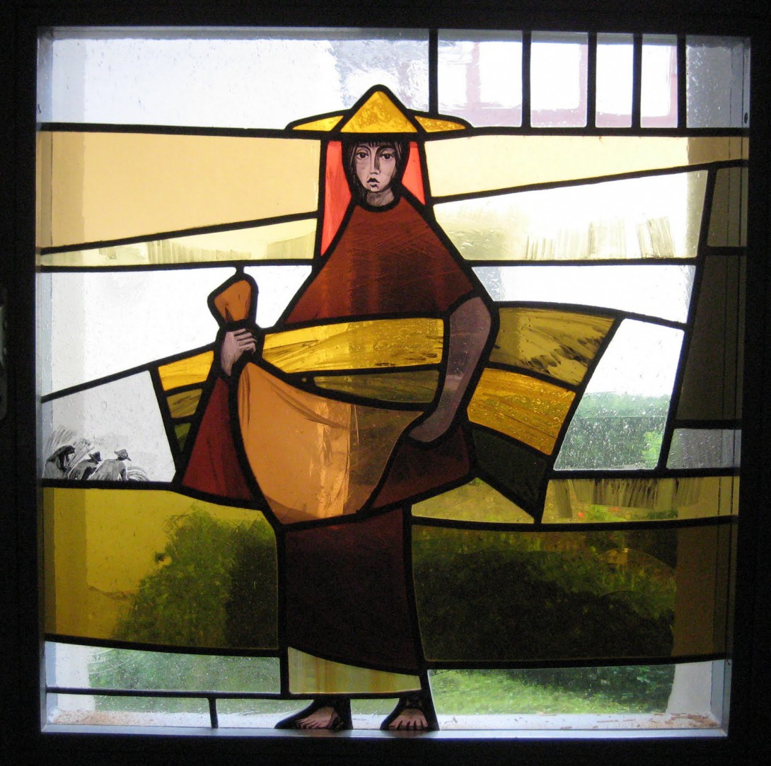 Karl Stadler - The Corn Gleaner Ruth, Convent St. Andrew, Sarnen (1964)