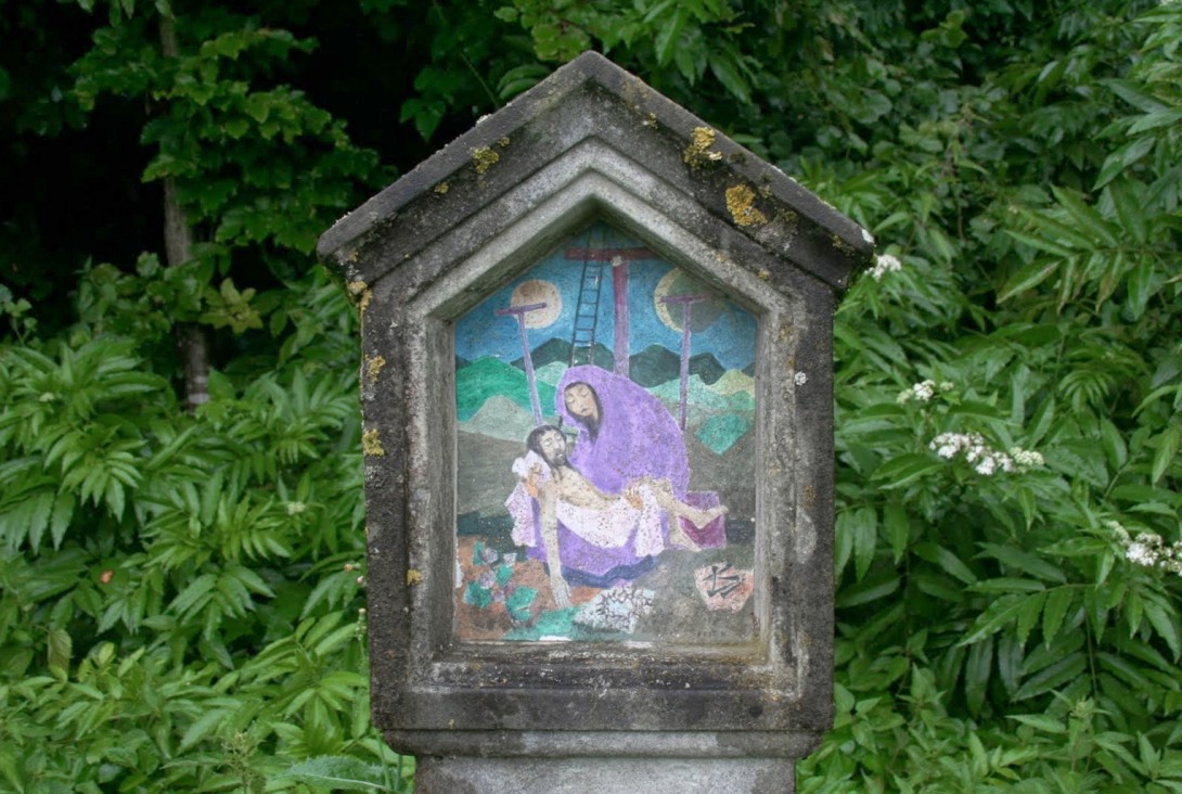 Karl Stadler - Pietà, Brother Klaus Rest Area, Rohren (1990)