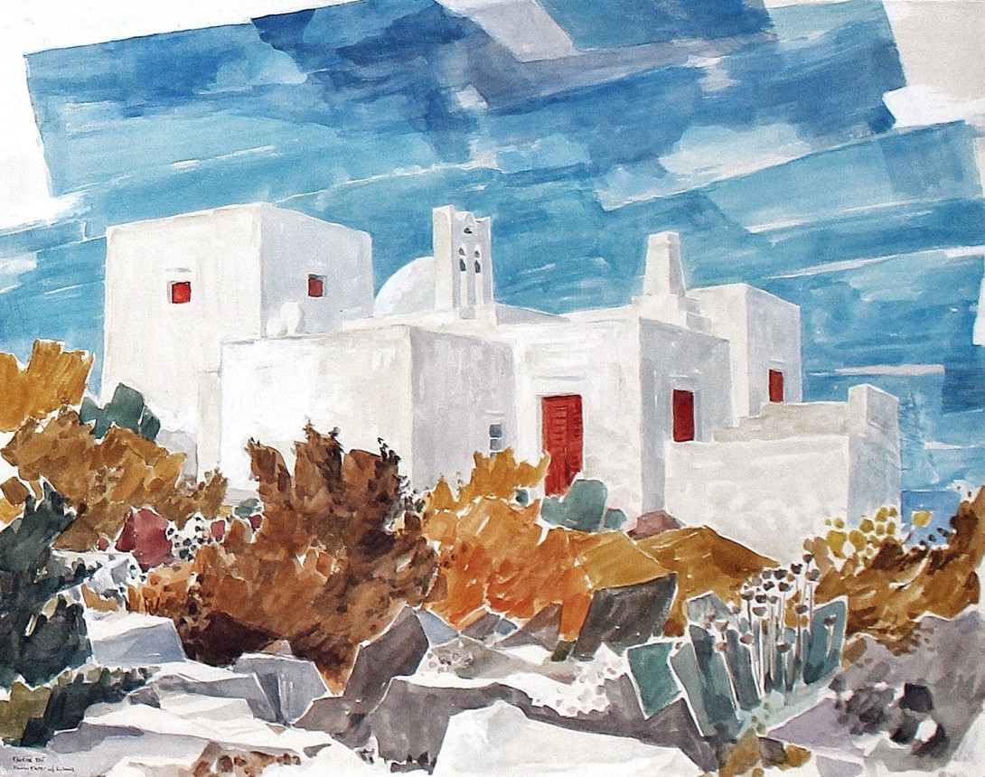 Karl Stadler - Kleines Kloster auf Sifnos (1965)