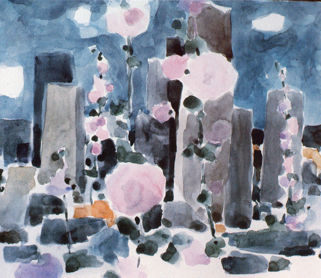 Karl Stadler - Blossoming in the Ruins. Hazor, Galilee (1991)