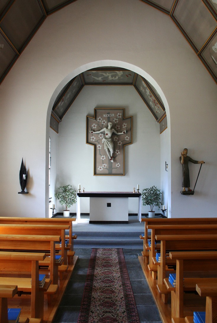 Karl Stadler - Kapelle in der Schwand, Engelberg - Erstes öffentliches Werk (1951)