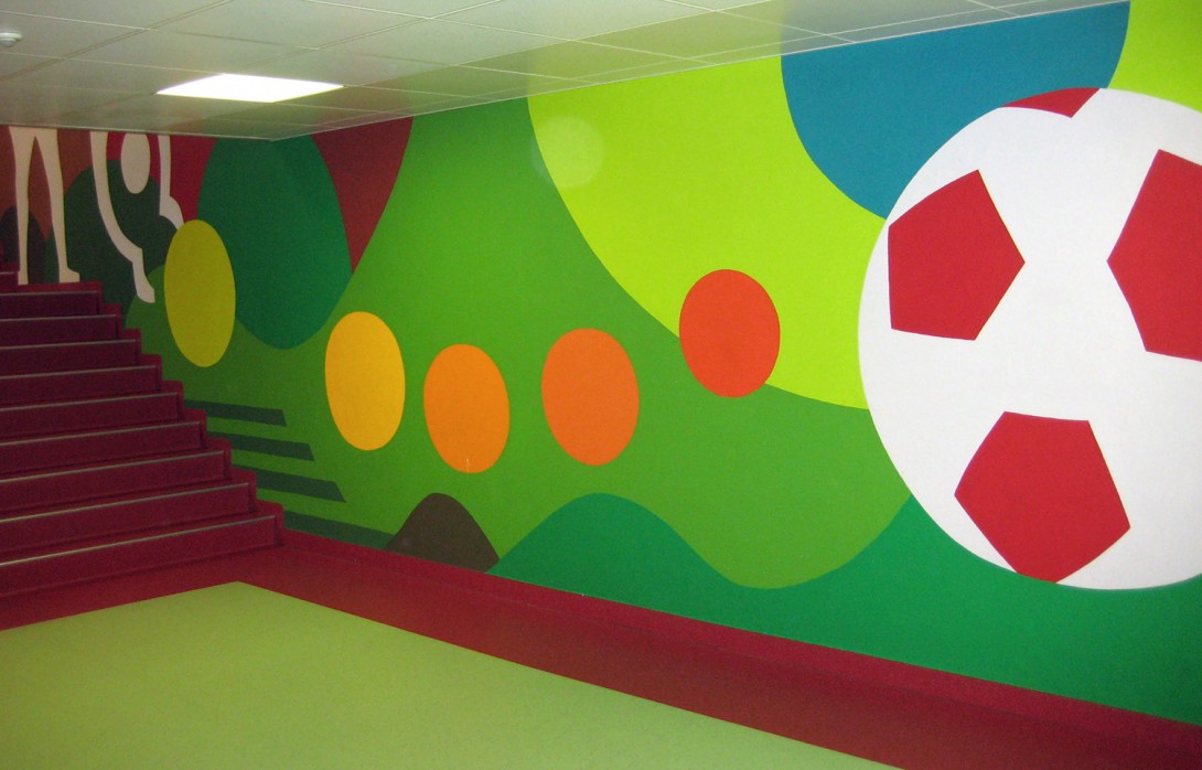 Karl Stadler - Ball Play, Sports Center Bütschwil (1980)