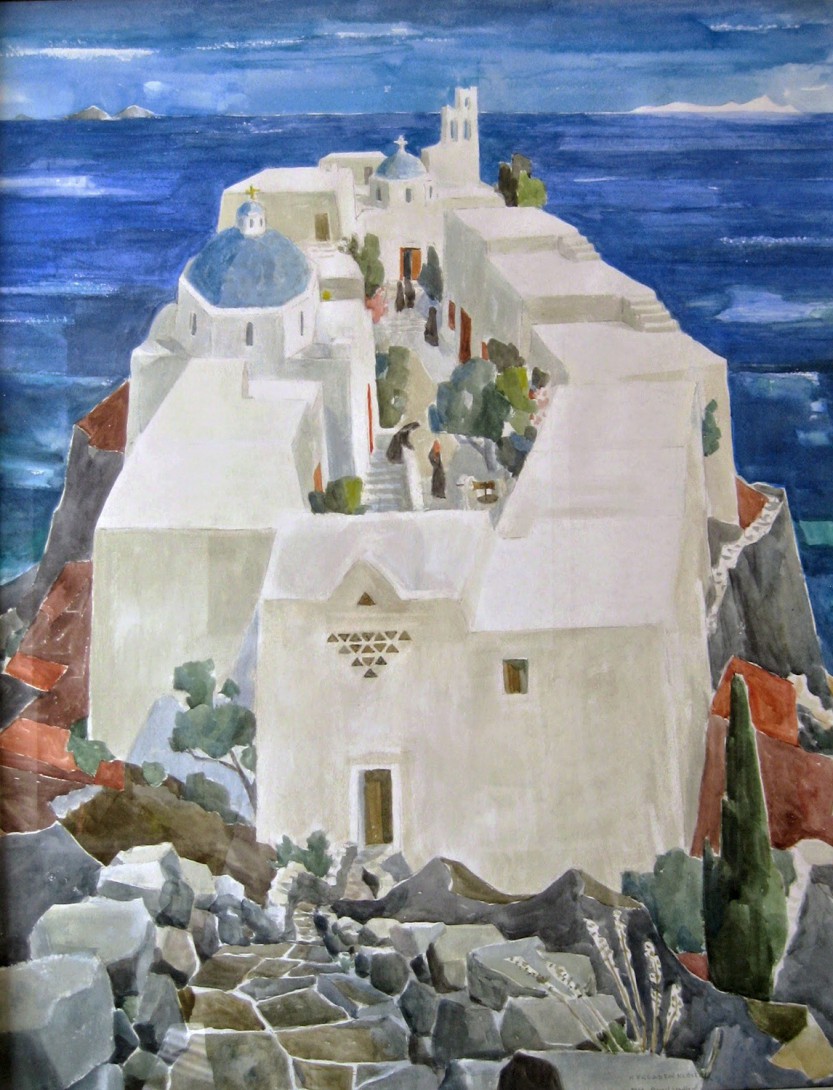 Karl Stadler - Monastery on the Cyclades (1968)