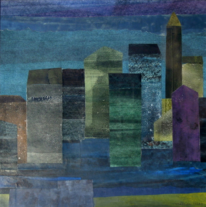 Karl Stadler - City at the Seaside (1985)